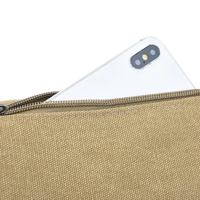 Canvas Waist Bag – Unisex Belt Bag, Bum Bag & Phone Pouch for Travel & Daily Use
