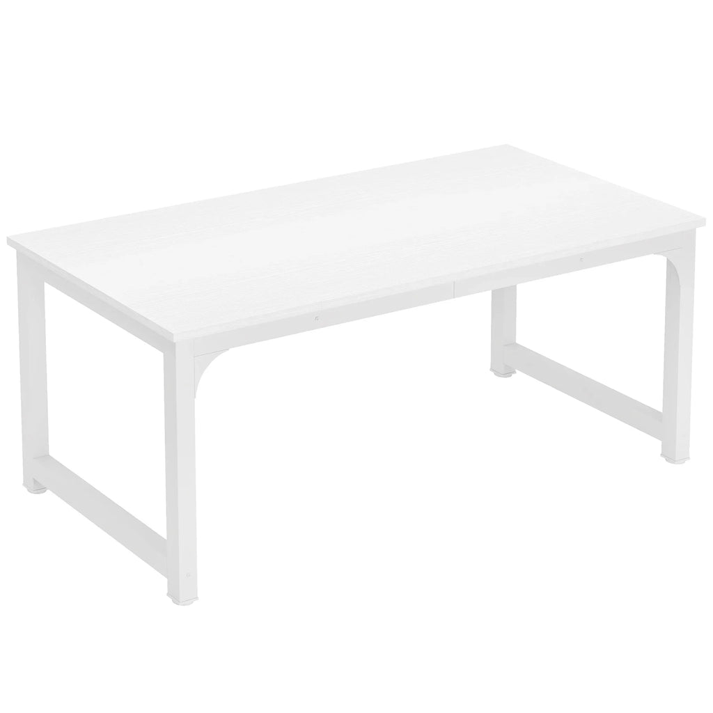 Modern Z-Frame Computer Desk – MDF Writing Desk for Home Office