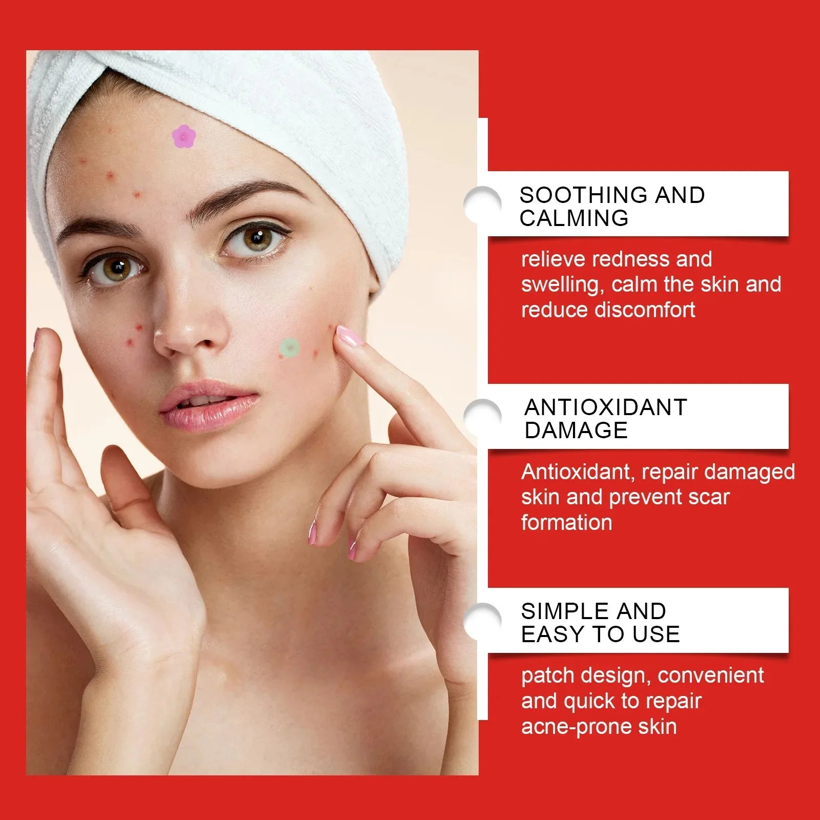 Invisible Acne Pimple Patch — Concealer Spot Stickers for Clear Skin