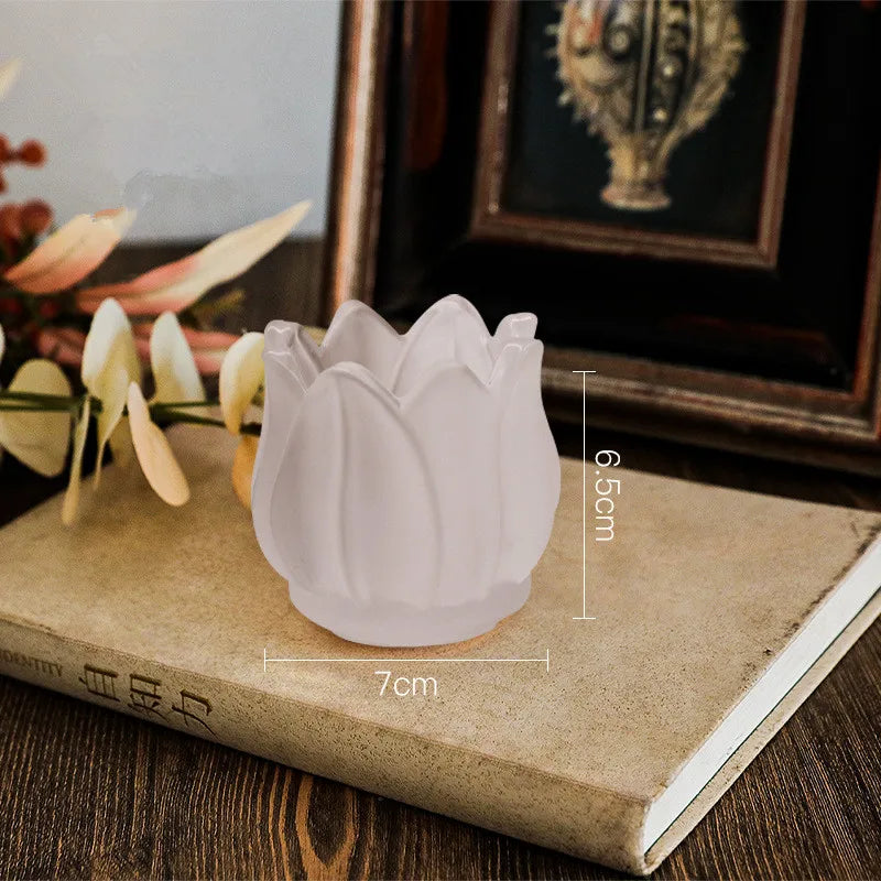 Tulip Glass Aromatherapy Candle Holder