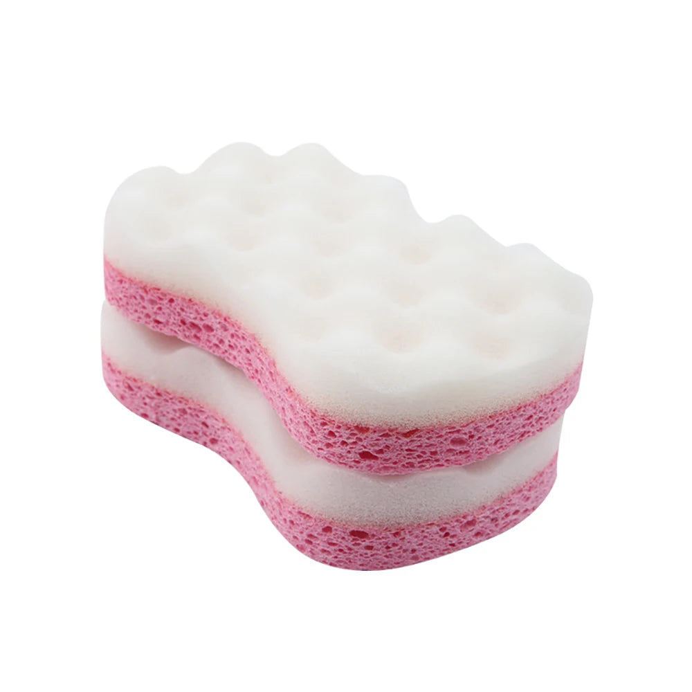 Soft Bath Sponge Body Scrub & Massage Brush – Exfoliating Skincare Shower Accessory
