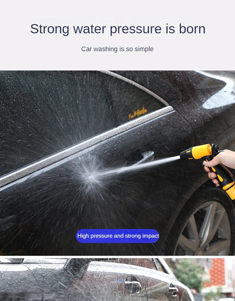 Telescopic High-Pressure Extension Hose Car Washing Tool Set – 10m or 20m for Pressure Cleaners