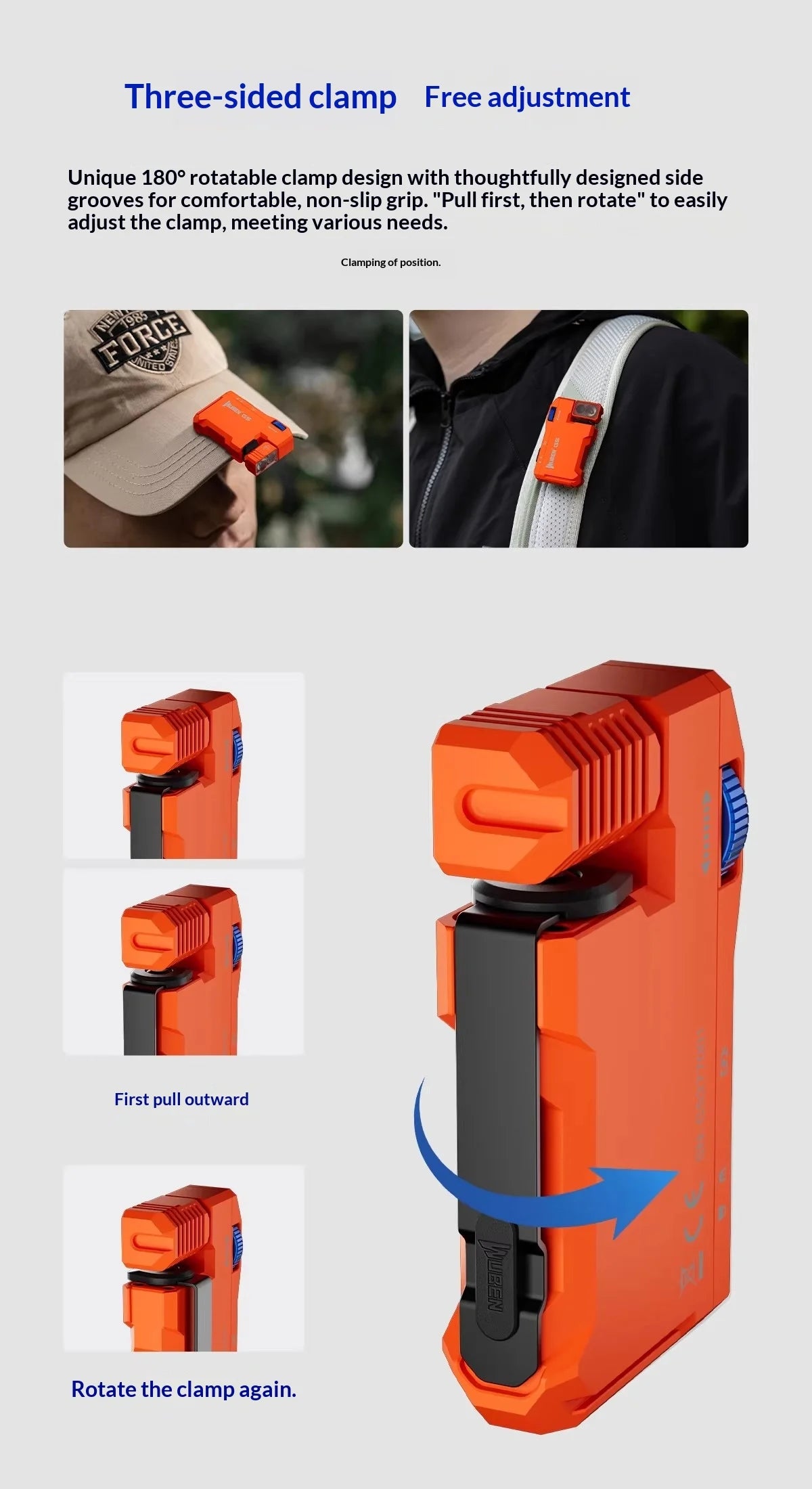 Wuben G5 Rechargeable EDC Pocket Flashlight – 400 Lumens, Dual Light Sources & RGB Light