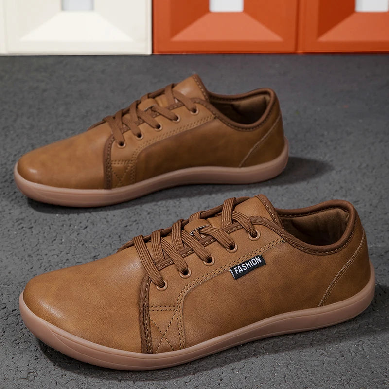 Men's Waterproof Barefoot Minimalist Sneakers — Wide Toe