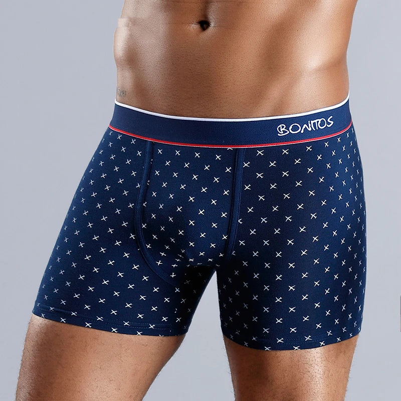 Men's Cotton Stretch Boxer Shorts
