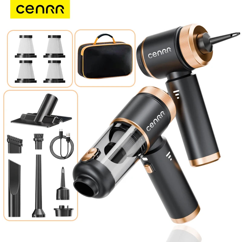 Cordless Car Vacuum & Blower – MAX Black & PRO Silver
