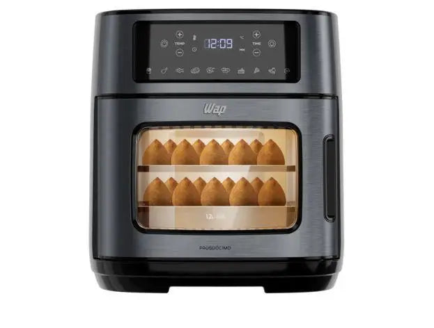 WAP Airfry 12L Digital Air Fryer Oven – Black & Stainless Steel with Timer (WAOD2), 220V
