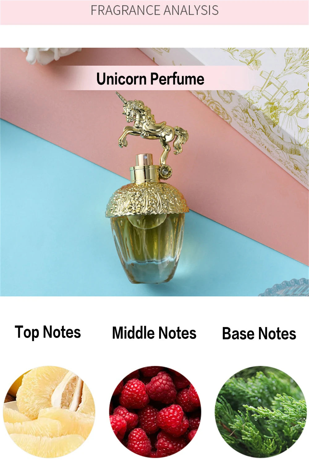 Women's 4-Piece Floral Fruity Perfume Gift Set 135ml