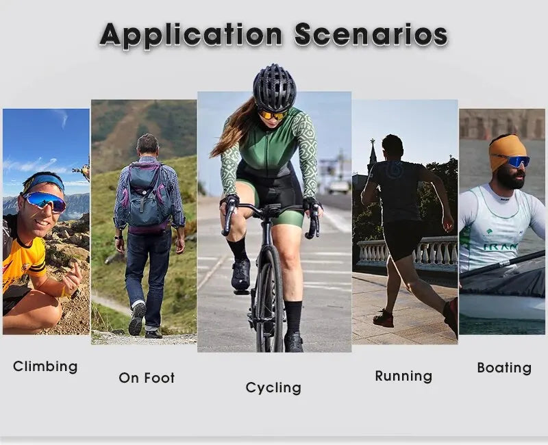 Photochromic Cycling Sunglasses | Men Women Mountain Bike Road Outdoor Sports Hiking Goggles