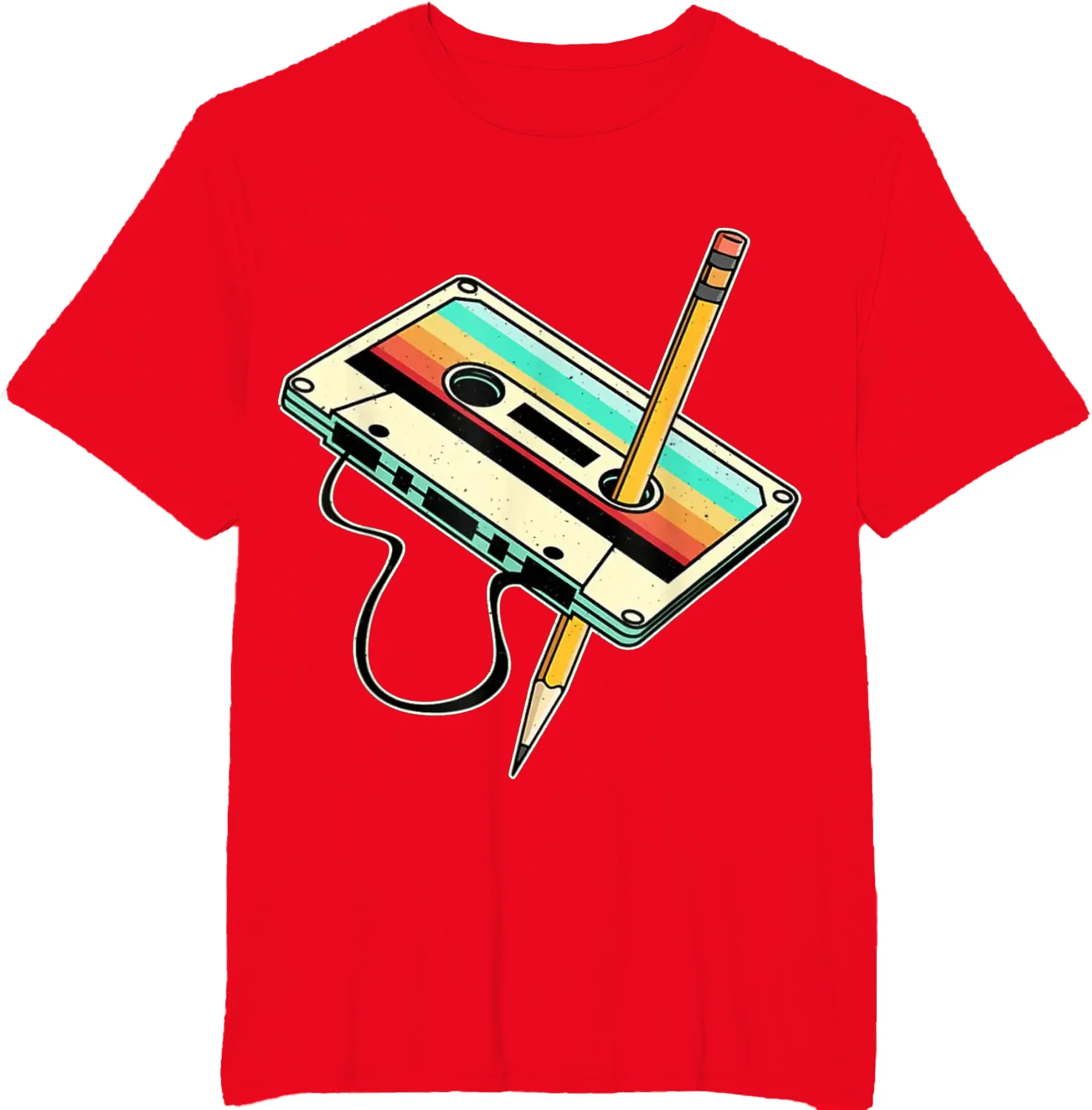 80s Cassette Tape Retro Graphic T-Shirt — Vintage Nostalgia Tee