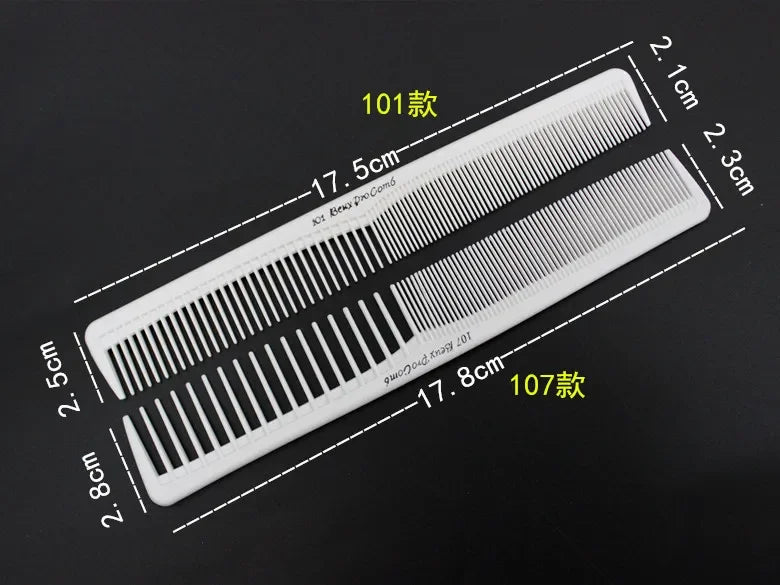 Professional Hair Cutting Comb – Anti-Static Fine Tooth Flat Head Barber Salon Tool