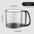 Baking Flour Sieve with Capacity Scale — 40 Mesh Semi-Automatic Kitchen Filter
