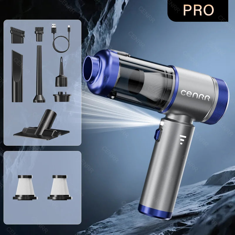 Cordless Car Vacuum & Blower – MAX Black & PRO Silver