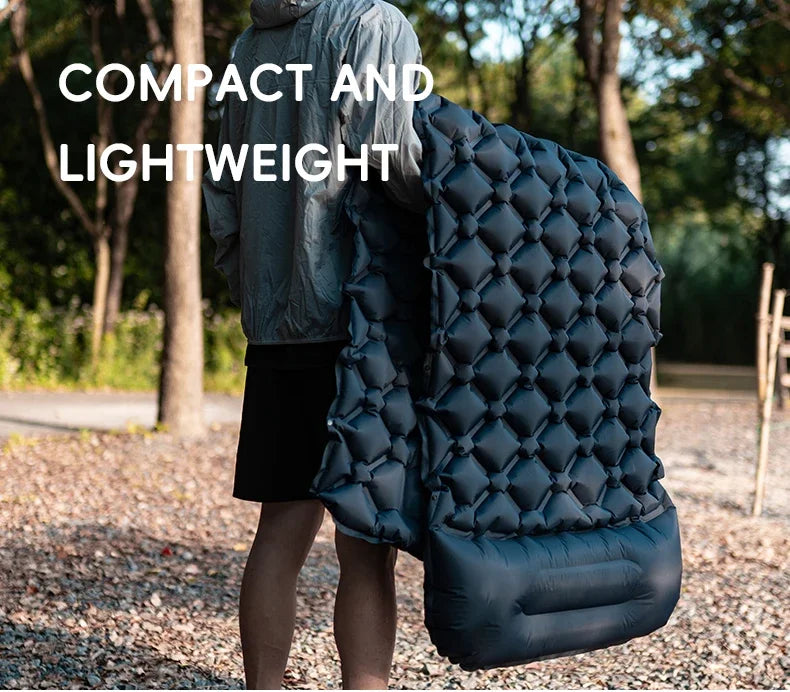 TARKA Inflatable Camping Mat with Pillow – Self-Inflating Air Mattress for Hiking, Climbing & Outdoor