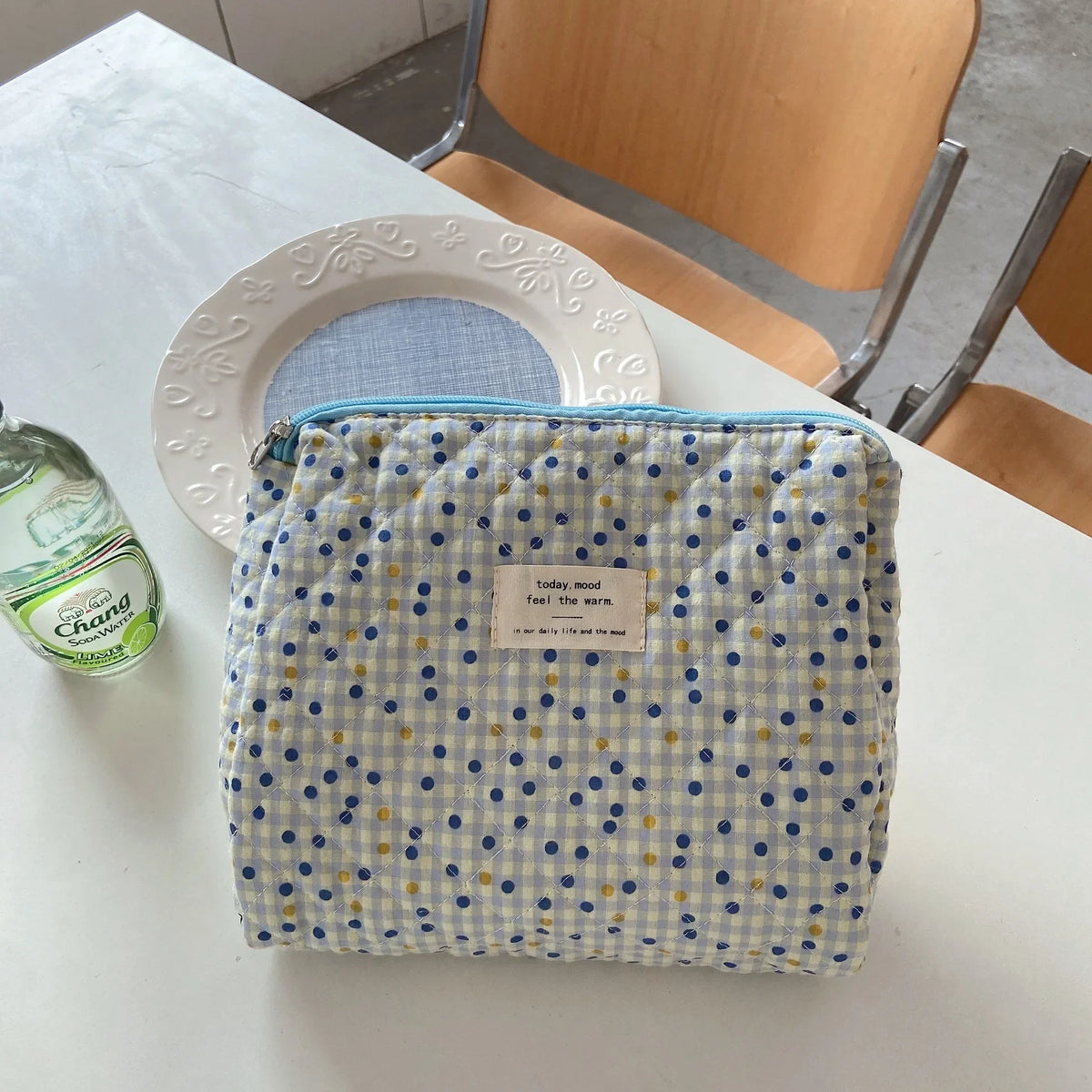 Large Capacity Cosmetic Clutch Bag – Women's Travel Makeup Storage Bag with Zipper