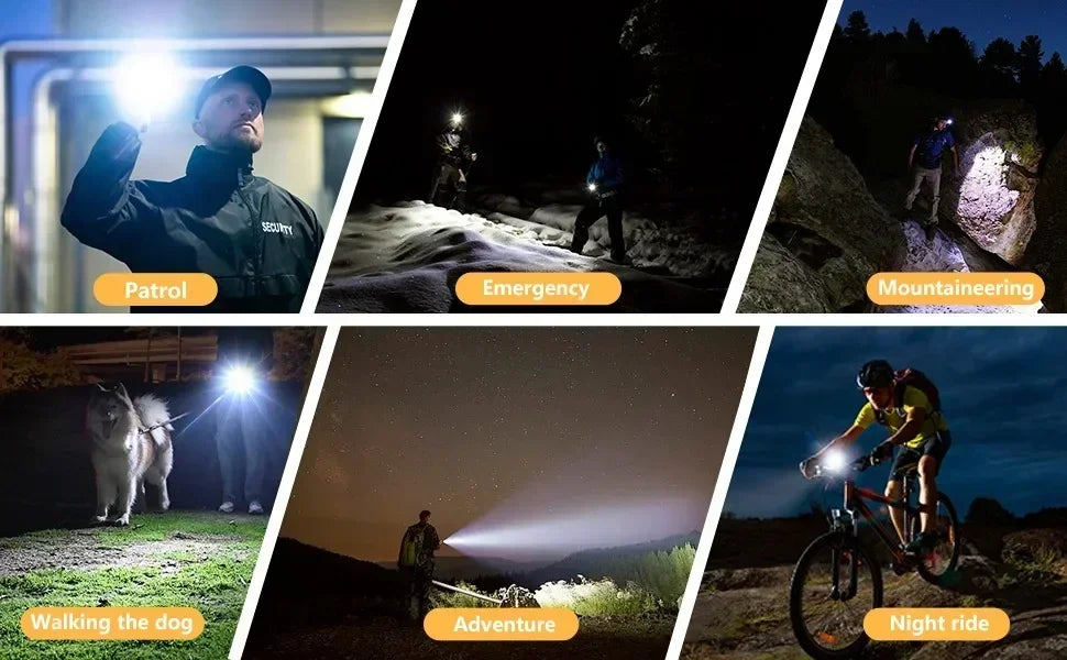 Rechargeable EDC Magnetic Mini Work Light – Adjustable LED Camping Lamp for Hiking, Fishing & Emergencies
