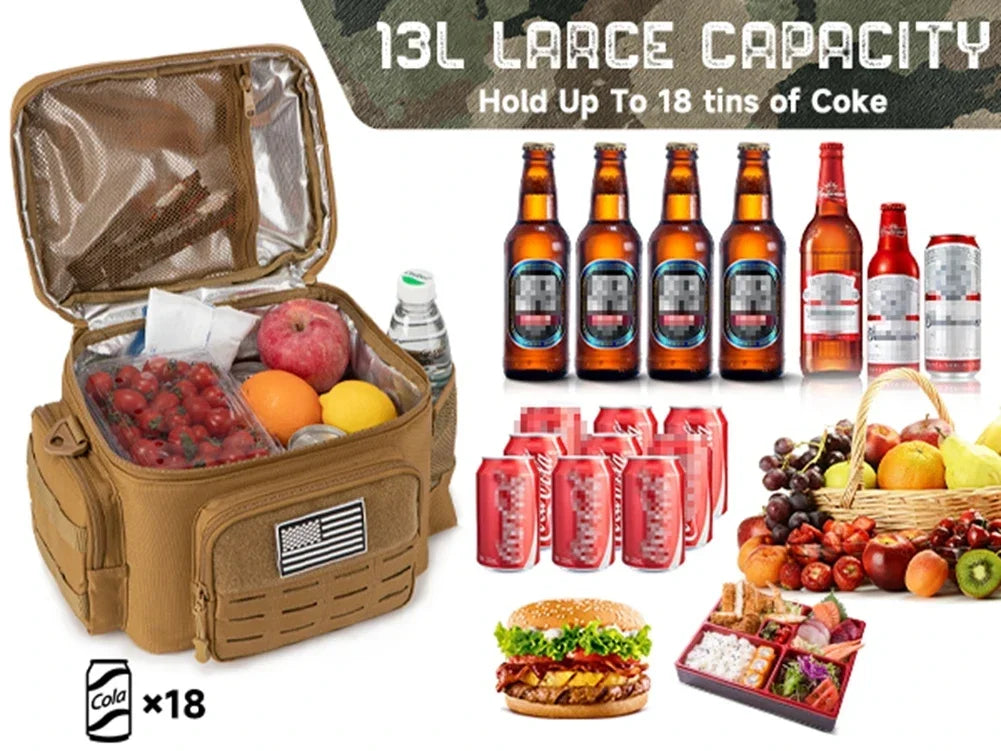 Tactical Thermal Cooler Bag – Heavy-Duty Lunch Carrier