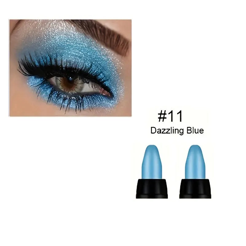 16-Color Pearlescent Glitter Eyeliner Set — Waterproof Long-Lasting