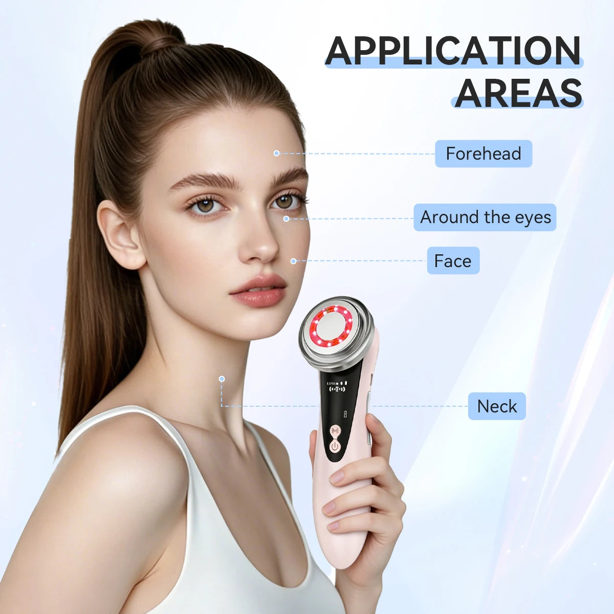 EMS Microcurrent Facial Tightening Massager – Portable Electric Skin Care Tool for Daily Lifting & Firming