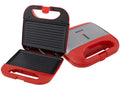 Amvox 750W Electric Sandwich Grill – Red, Non-Stick, 110V