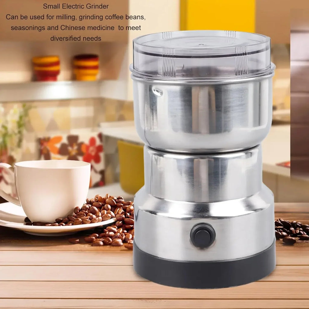 4-Blade Electric Coffee & Grain Grinder — Multifunctional Nut, Bean & Spice Blender