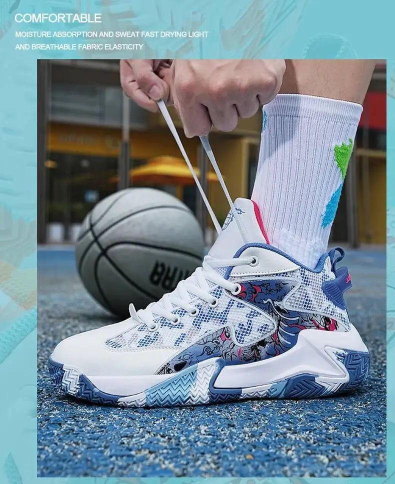 Women's Non-Slip Basketball Sneakers – Lightweight Casual Tennis Shoes