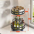 360° Rotating Multi-Layer Storage Box — Non-Slip Countertop Organizer for Kitchen, Spices & Cosmetics