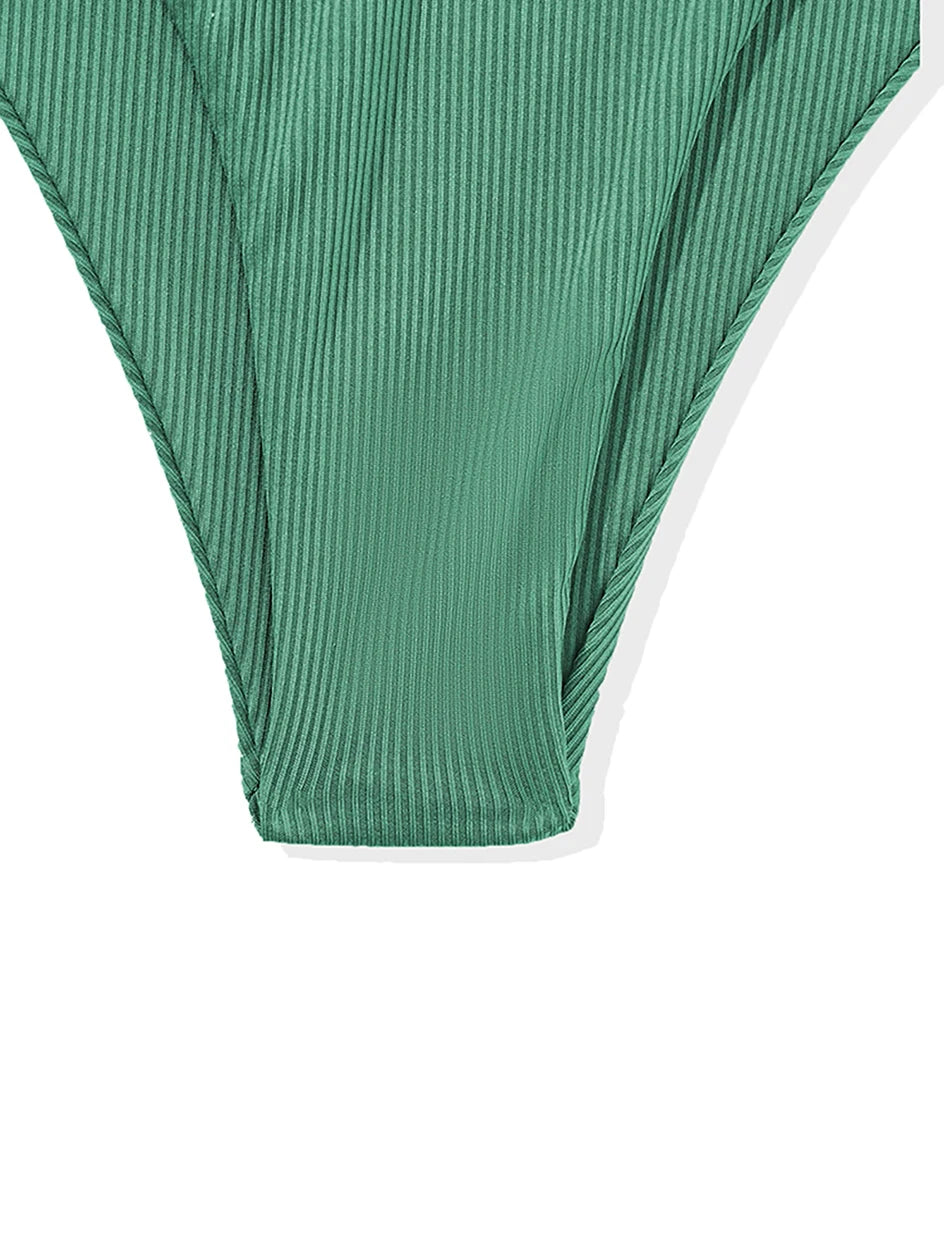 Bandeau High Waist Bikini Set — 2-Piece Women's Swimsuit