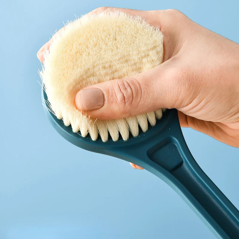 Extra Long Bath Brush with Soft Bristles – Back Scrubber Shower Massage Body Brush