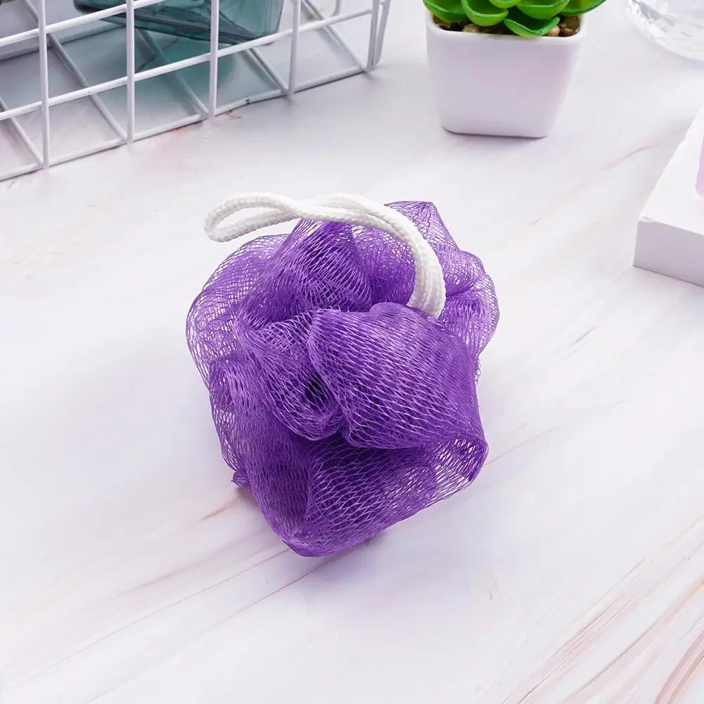 Soft Mesh Foaming Bath Sponge Ball – Exfoliating Body Scrubber & Skin Cleaner