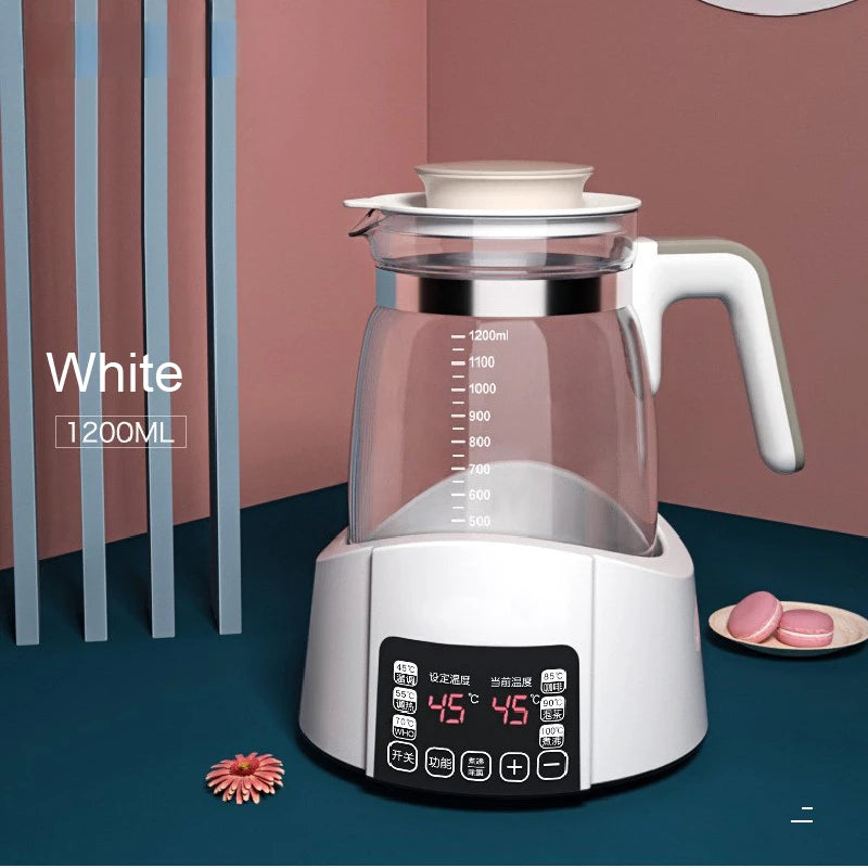 Smart Infant Milk Warmer & Thermostatic Kettle – 1.2L Auto Warm, Insulation Pot for Baby Formula & Milk Powder