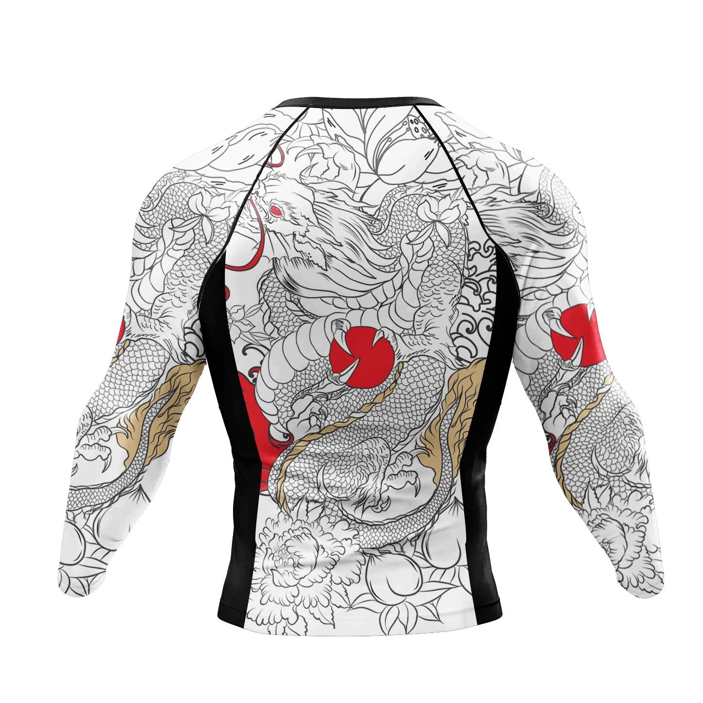 Men's MMA Rash Guard 4-Piece Fight Set – Sublimation Print Grappling Suit