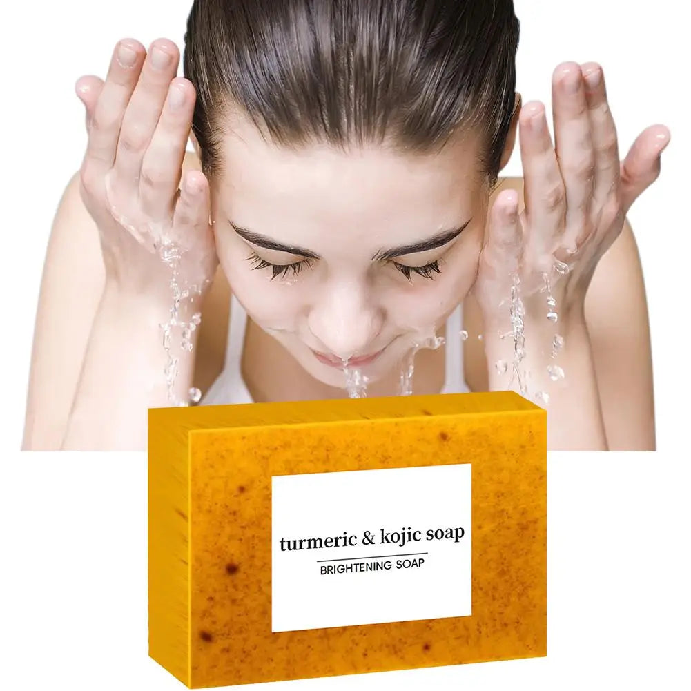 Turmeric Lemon Kojic Acid Soap Bar – Brightening, Dark Spot & Acne Facial & Body Soap
