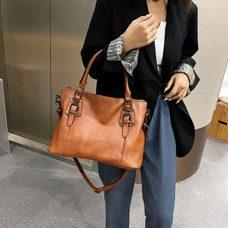 Vintage Patent Leather Pillow Shoulder Bag – Luxury Hobo Crossbody Handbag for Women