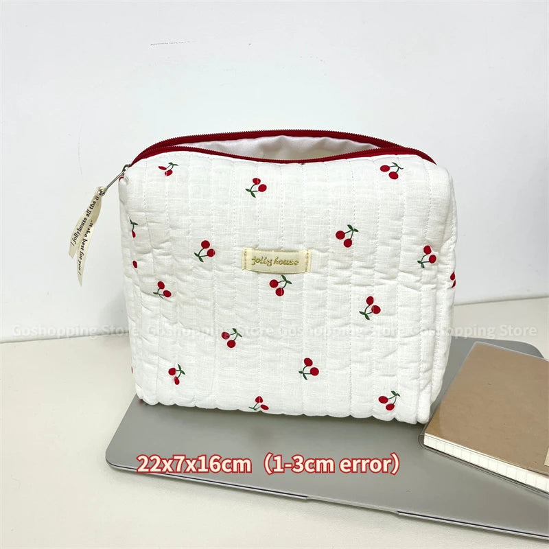 Large Capacity Cosmetic Clutch Bag – Women's Travel Makeup Storage Bag with Zipper