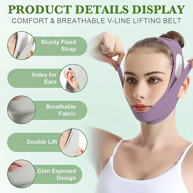 Overnight Face Lift Band — Jawline Definer & Double Chin Reducer