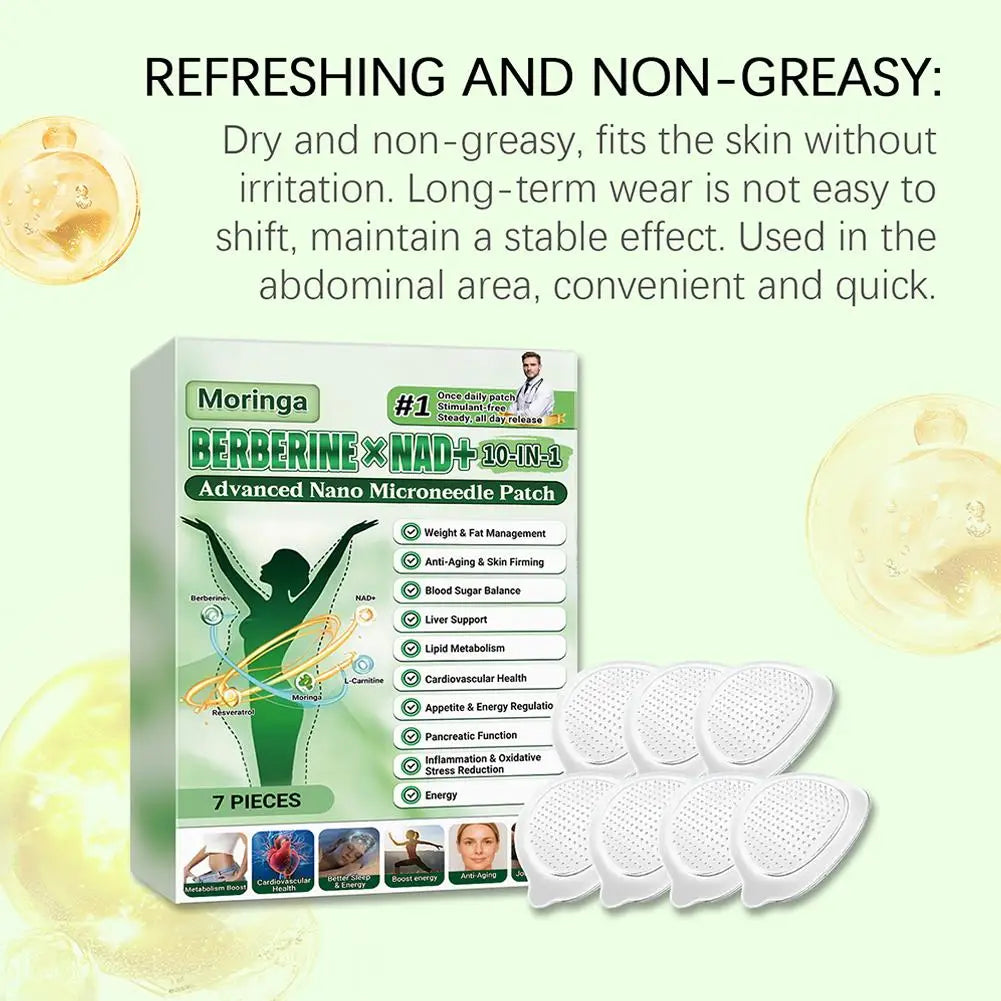 Nano Microneedle Body Patch – 7-Piece Skin Smoothing & Line Reducing Set