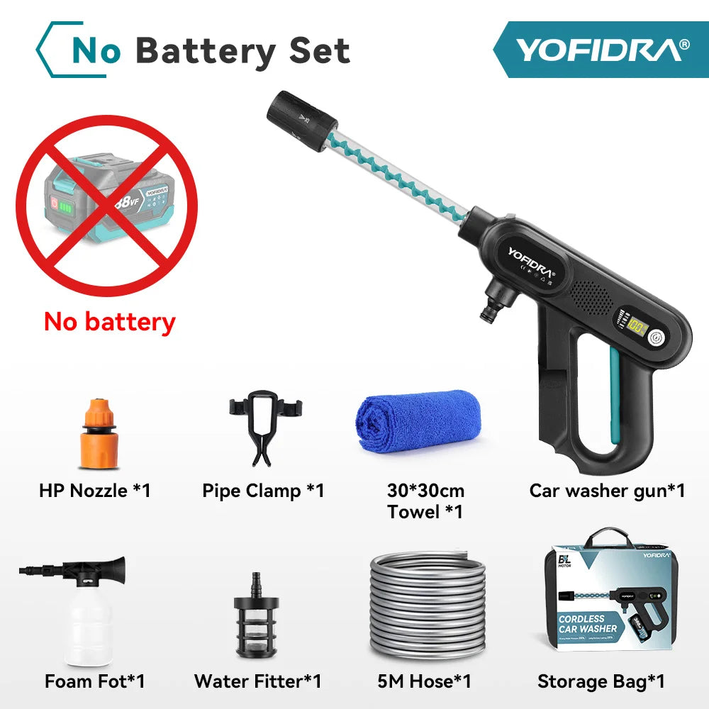 Cordless Pressure Washer – Brushless, 5-in-1 Nozzle