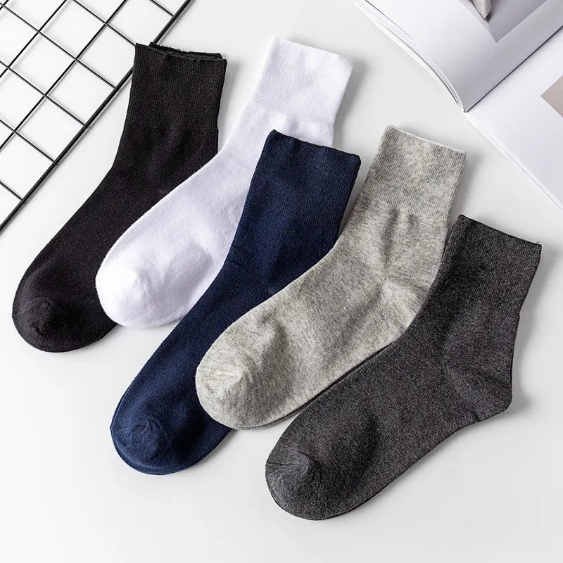Non-Binding Diabetic Socks for Wide Feet – 5 Pairs Breathable Comfort for Elderly, Pregnant & Diabetes Patients