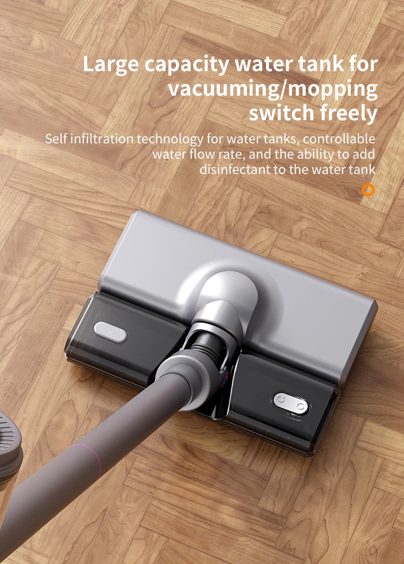 Cordless Vacuum Cleaner 15000Pa — 2-in-1 Stick & Handheld, Lightweight for Carpet, Hardwood Floor, Pet Hair & Car
