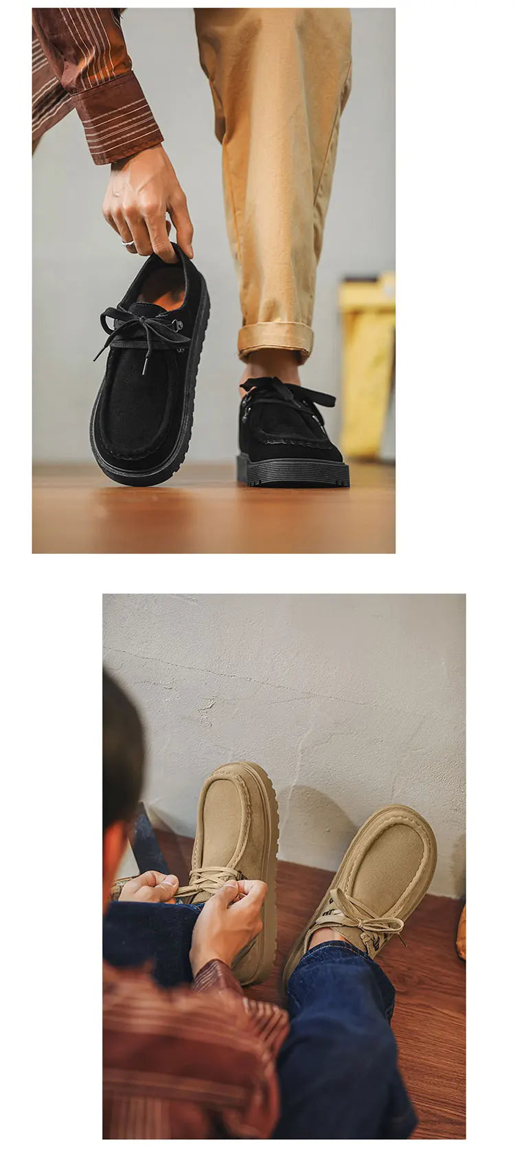 Men's Wide Toe Barefoot Retro Casual Walking Shoes