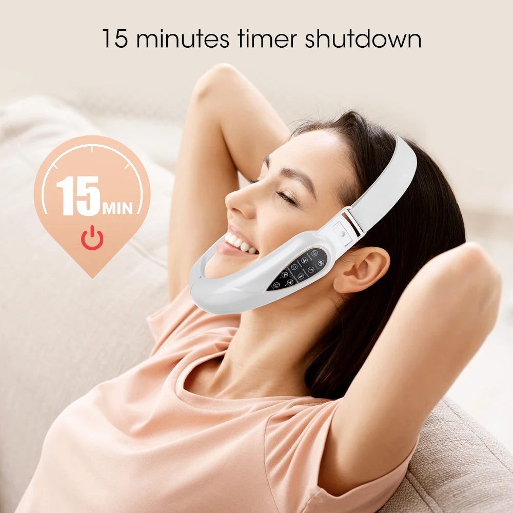 Hailicare V-Face Lifting Massager – Rechargeable Facial Slimming Device with Remote Control