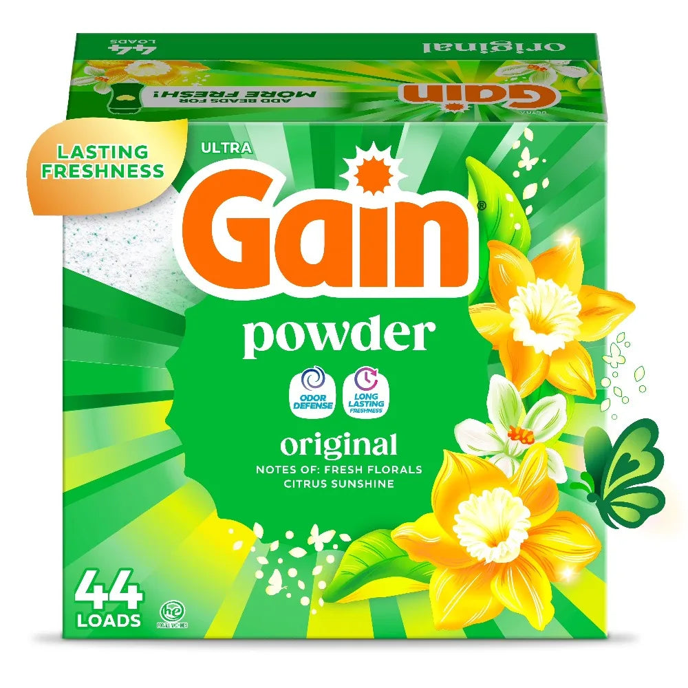Classic Clean, Original Scent — Laundry Detergent Powder for Top Loading Washing Machines