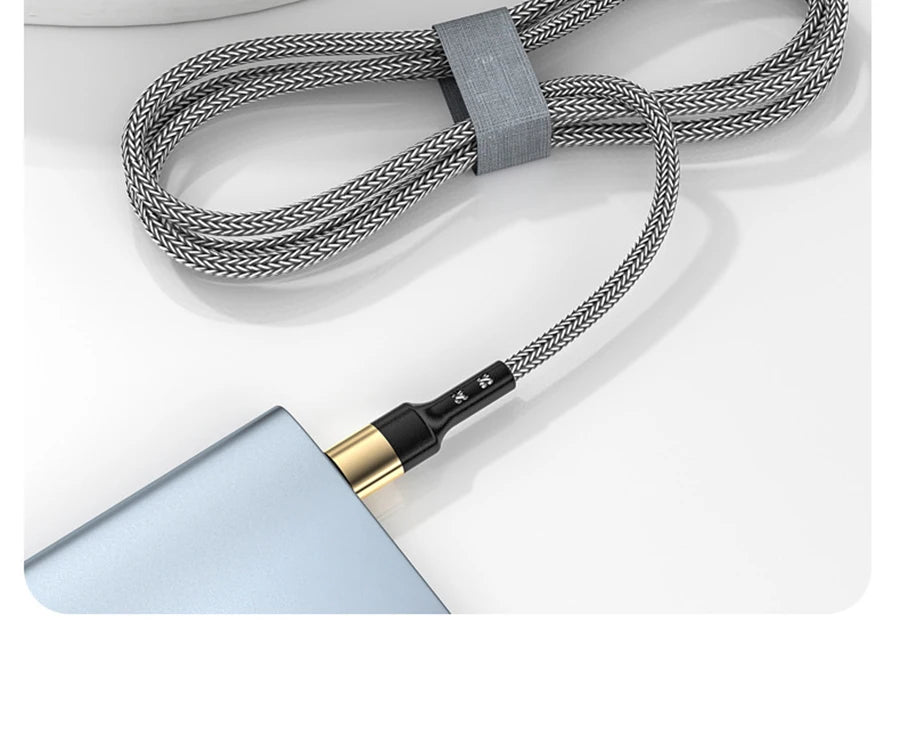 USB-C Ultra Fast Charge Cable with E-Marker Chip – PD 240W/100W/60W, 1m to 2m, 3 Colors