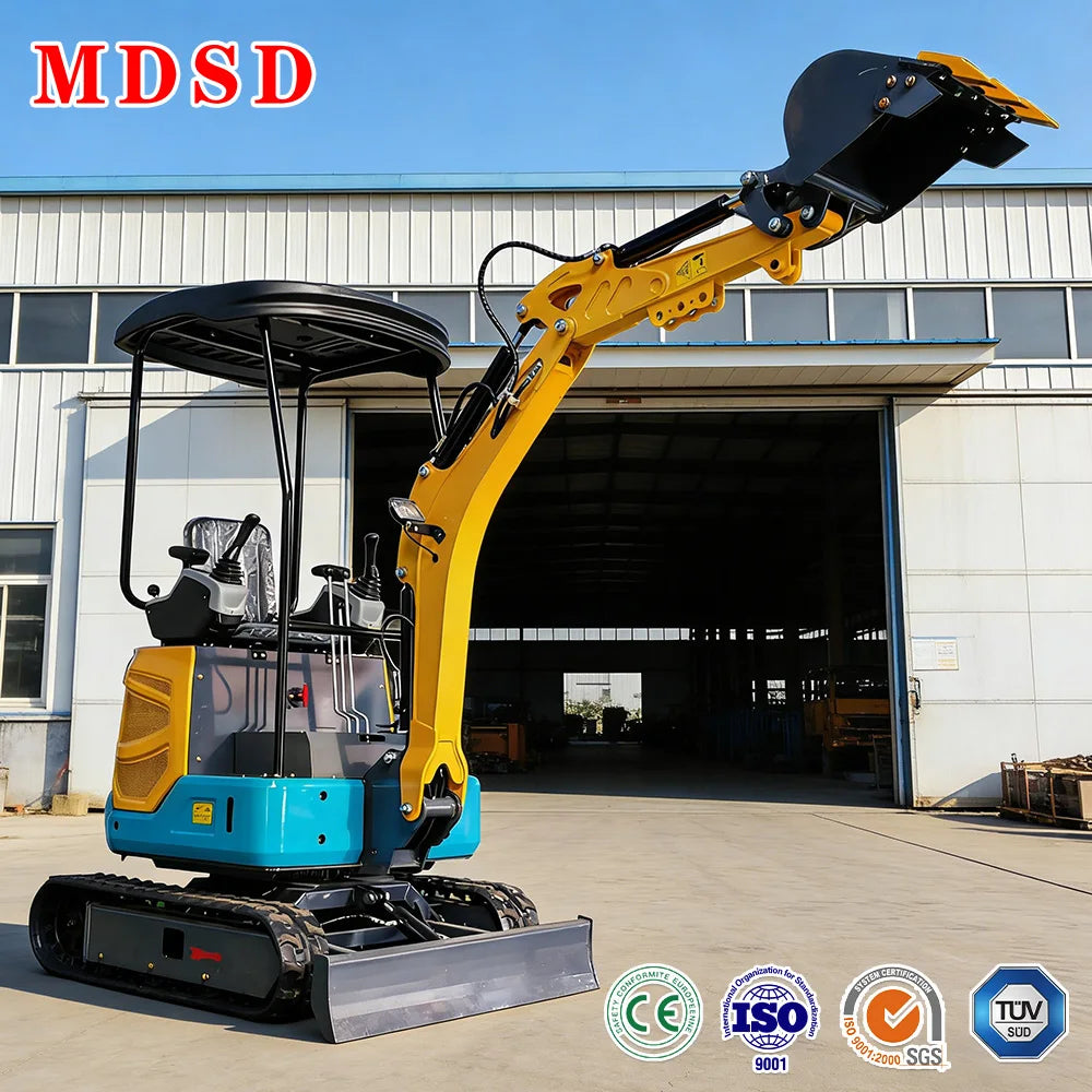 1.2 Ton Mini Excavator – EPA Euro 5 Kubota Engine Small Digger with Attachments