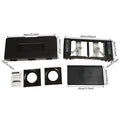 2-Burner Portable Camping Stove — 2500W Each, Butane/LPG, Piezo Ignition, Carry Case Included