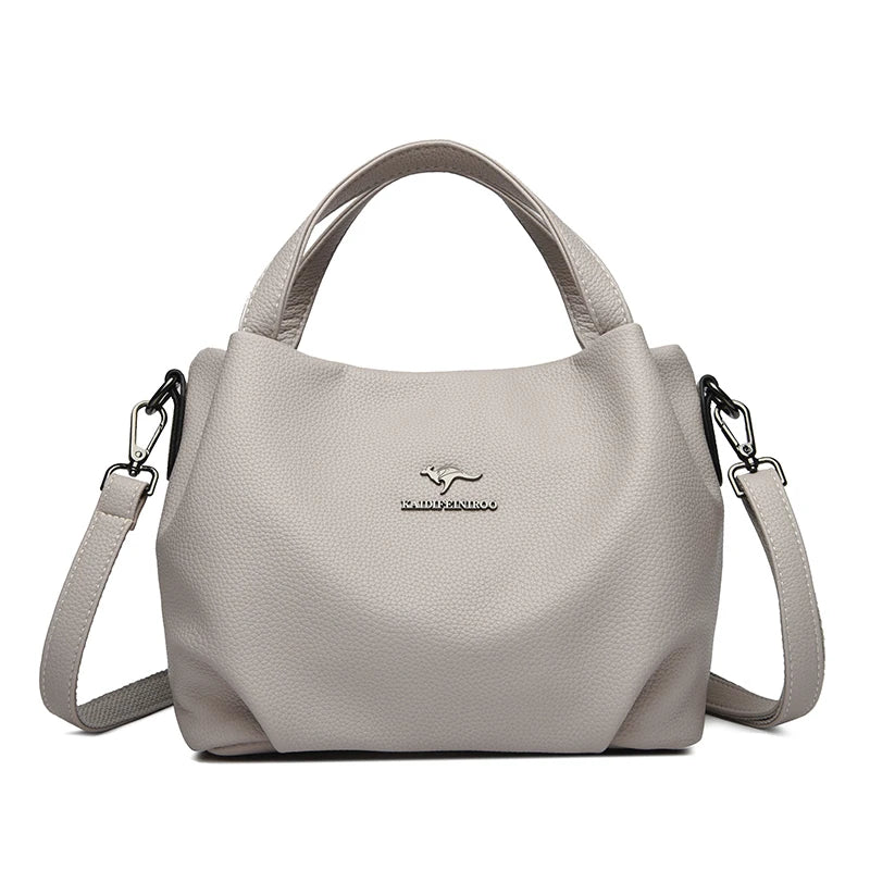 LUYIAIXI Luxury Letter Accent Crossbody Shoulder Tote – High Quality Designer Handbag for Women