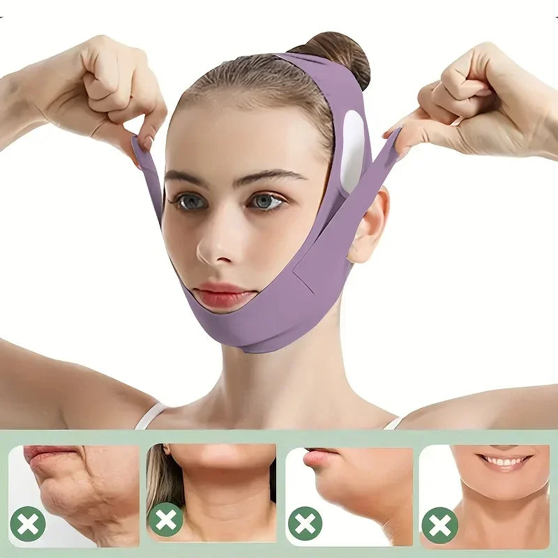 Overnight Face Lift Band — Jawline Definer & Double Chin Reducer