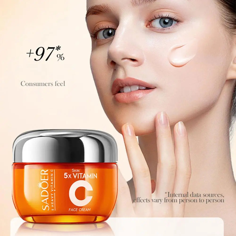 Vitamin C Firming & Lifting Skincare Set – Brightening Serum, Toner & Face Cream