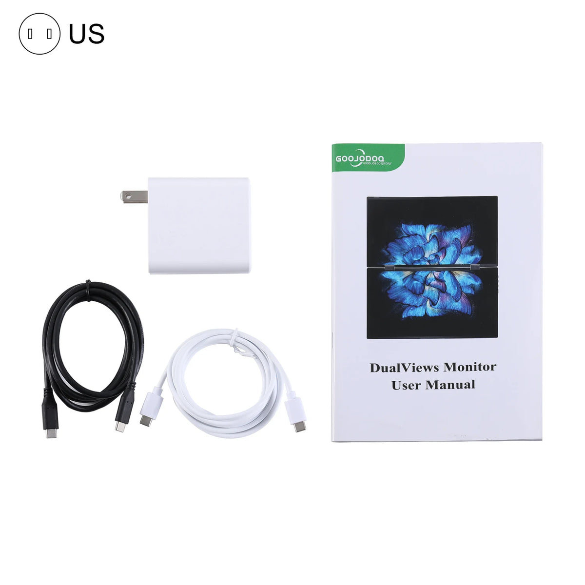 15.6-Inch Dual Screen Portable Monitor – Full HD IPS Touch